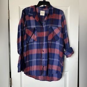 Mudd button down plaid shirt